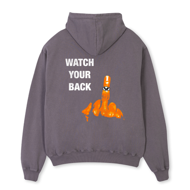 WYBHOODIEGREY Pigment Grey Oversized Hoodie.