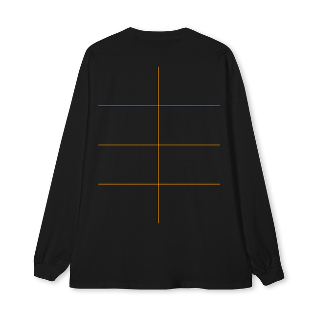 GRANDIR Black Oversized LS Tee.