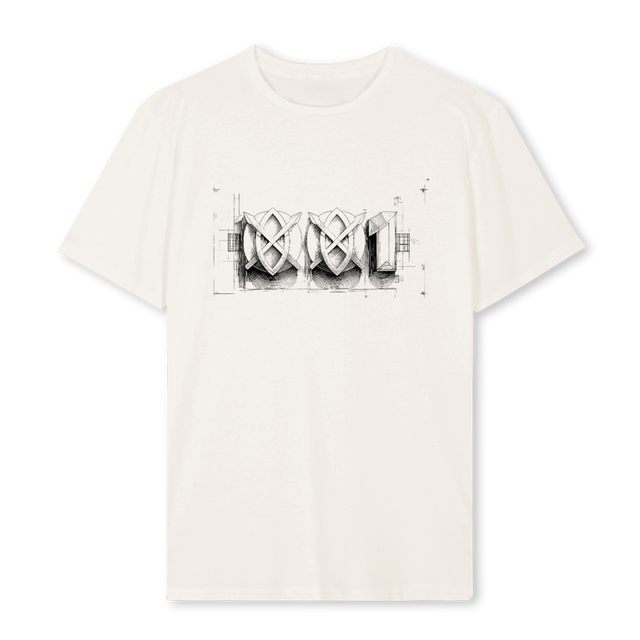 DPDAVIDO Vintage White Regular Tee.