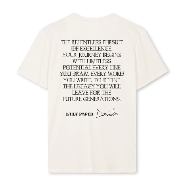 DPDAVIDO Vintage White Regular Tee.