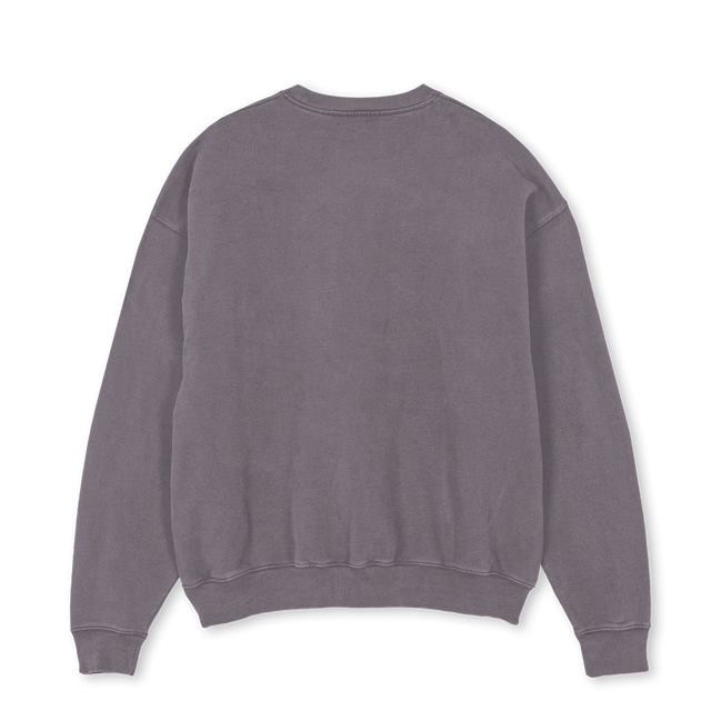 FRIENDS VERSIONTWO Pigment Grey Oversized Crewneck Sweater.