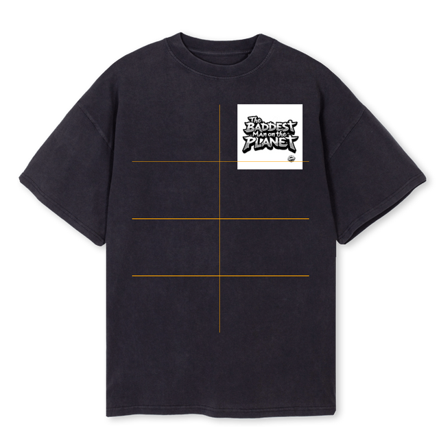KID DYNAMITE  Vintage Black Oversized Tee.