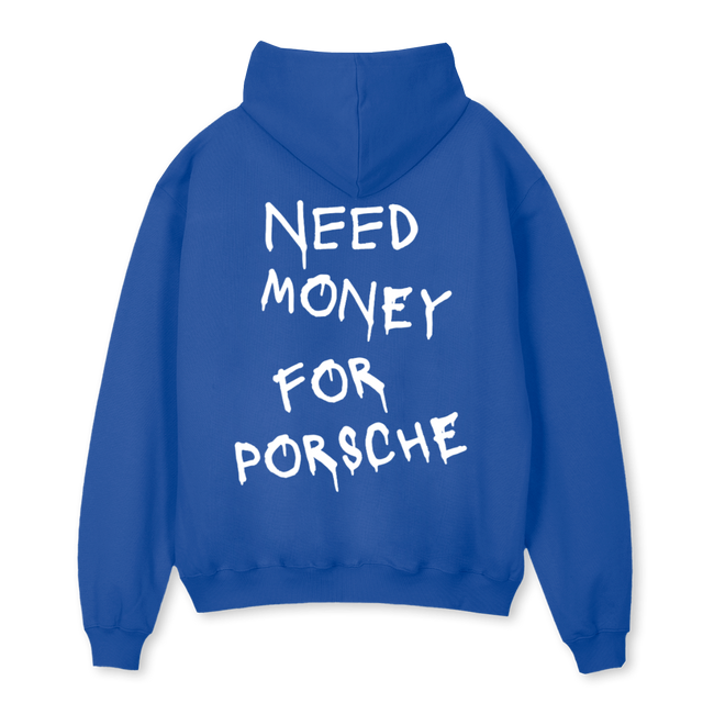 NMFPCOBALTBLUEHOODIE Cobalt Blue Oversized Hoodie.