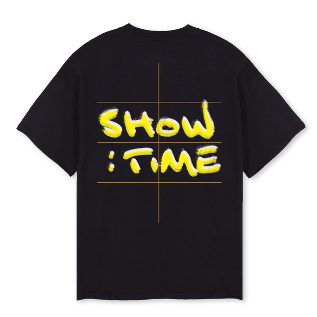 DOUBLEYELLOW Black Oversized Tee.