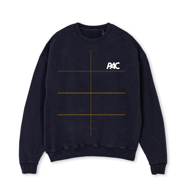OGEDITION Vintage Black Oversized Crewneck Sweater.