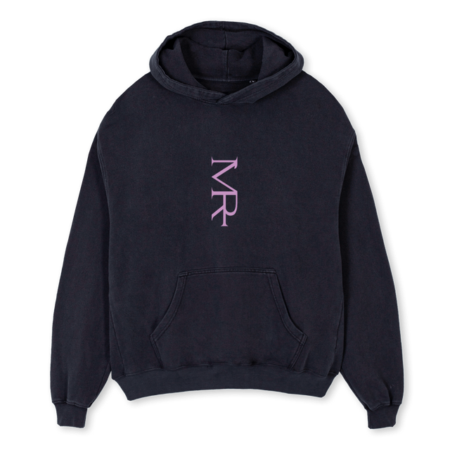 ARMCHAIR Vintage Black Oversized Hoodie.