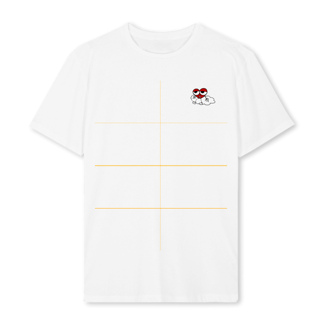 BPKAK  White Regular Tee.