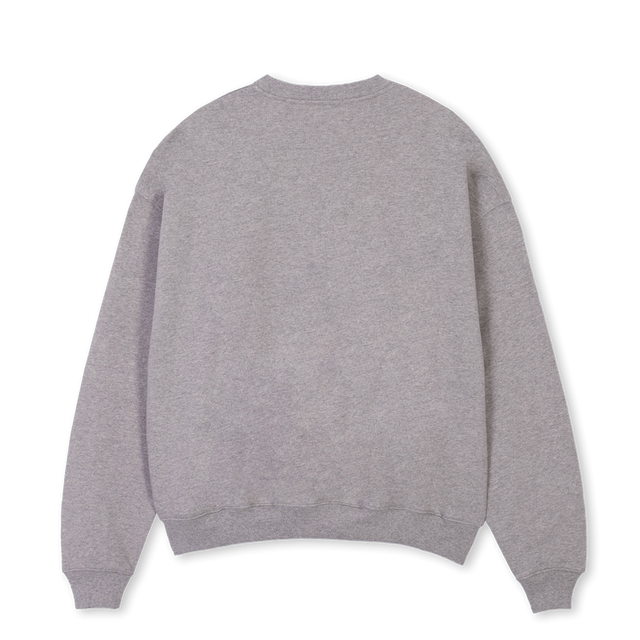 NGADED Grey Marl Oversized Crewneck Sweater.
