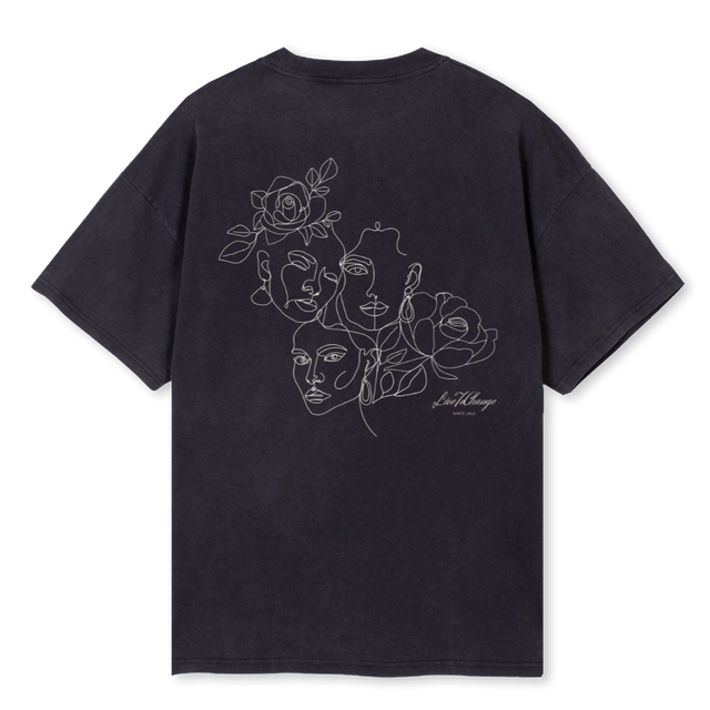 LTCNEWSHIRT Vintage Black Oversized Tee.