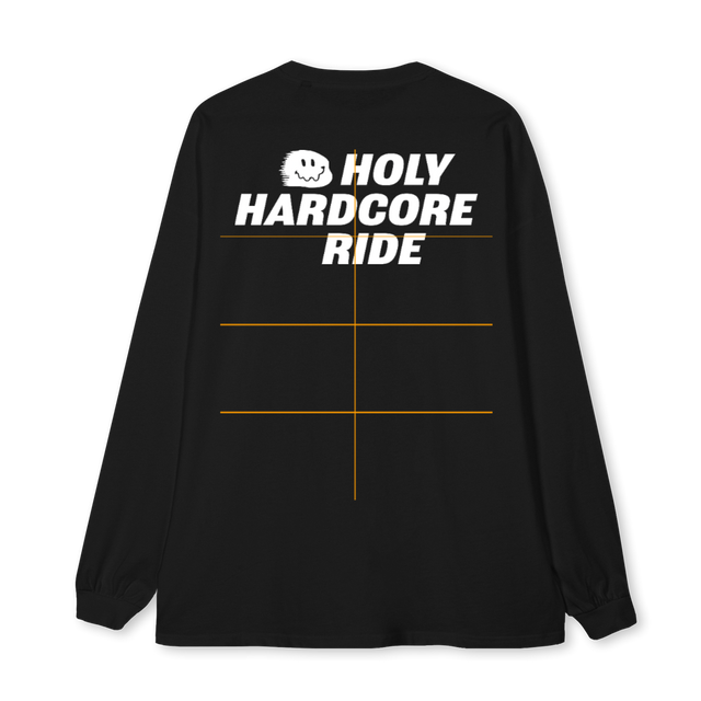 HHR Black Oversized LS Tee.