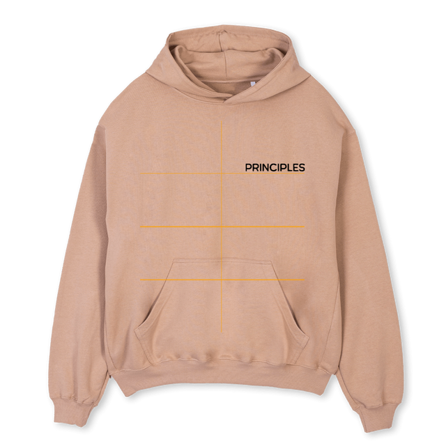 BELIEVE IN Croissant Oversized Hoodie.