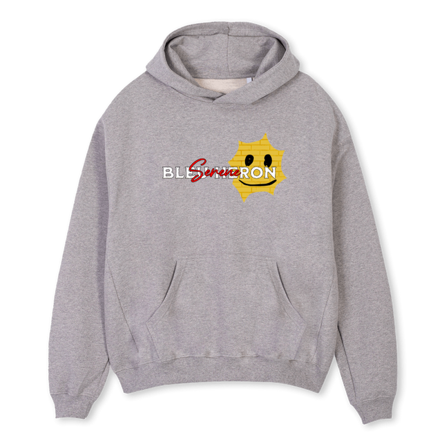 HDE Grey Marl Oversized Hoodie.