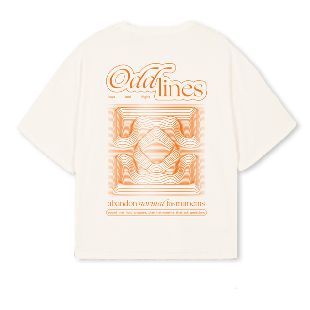 VWM COEUR Vintage White Oversized Boxy Tee.