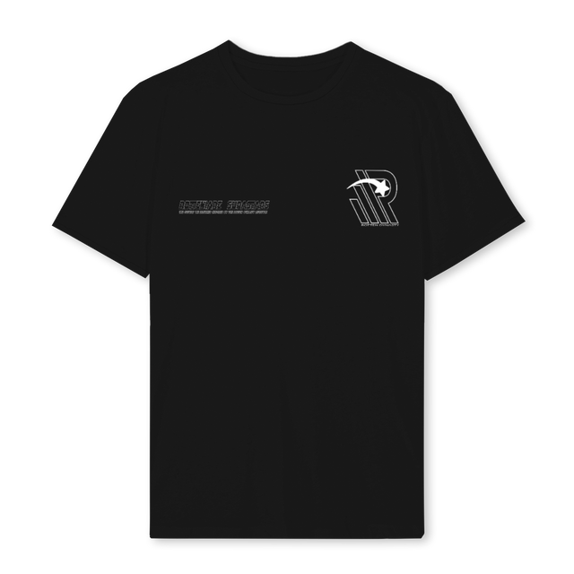 SUPRDMAIN Black Regular Tee.