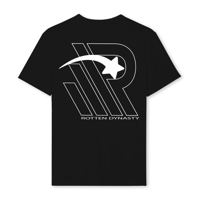 SUPRDMAIN Black Regular Tee.