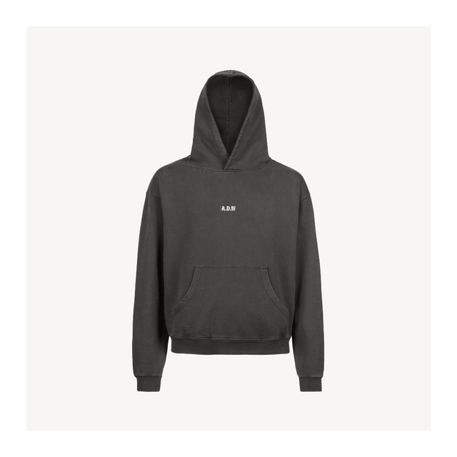ADWESSENTIALSVB Vintage Black Oversized Hoodie.