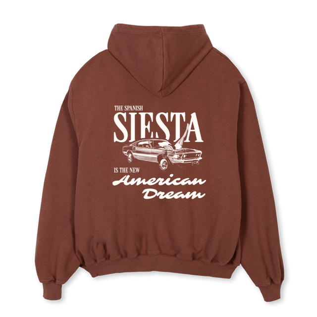 OFFICIALAMERICANHOOD Vintage Brown Oversized Hoodie.
