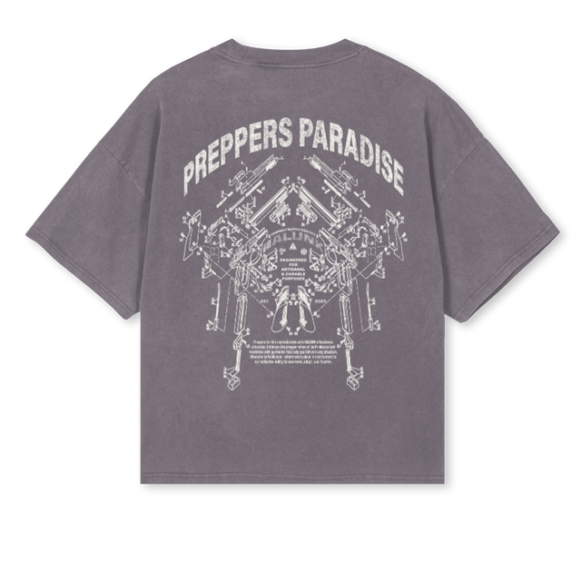 GREYPPTEEE Pigment Grey Oversized Boxy Tee.