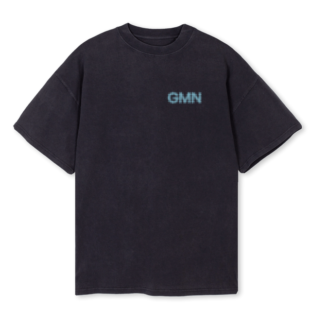 SPIRITEDITION Vintage Black Oversized Tee.