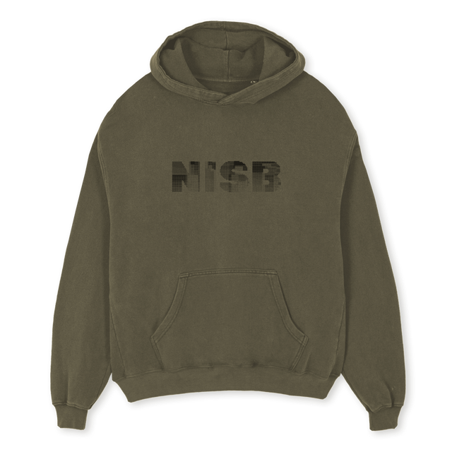 PLAYERSOLIVEH Vintage Olive Oversized Hoodie.
