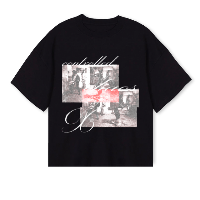 CCTEE Black Oversized Boxy Tee.