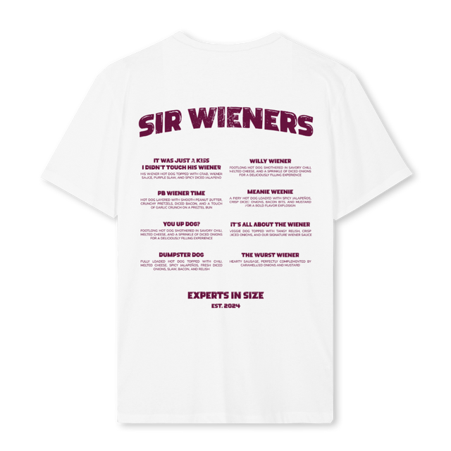 SWTOURTEEPURP White Regular Tee.