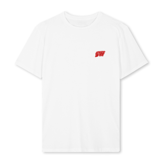 SWTOURTEERED White Regular Tee.