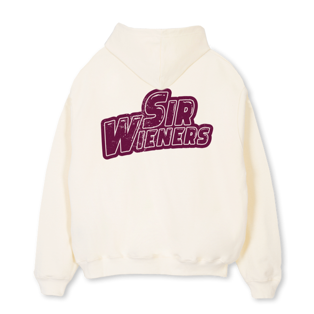 SWHOODIEPURP Cream Oversized Hoodie.