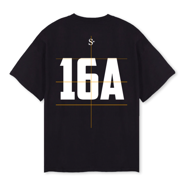 SEIZAA Black Oversized Tee.