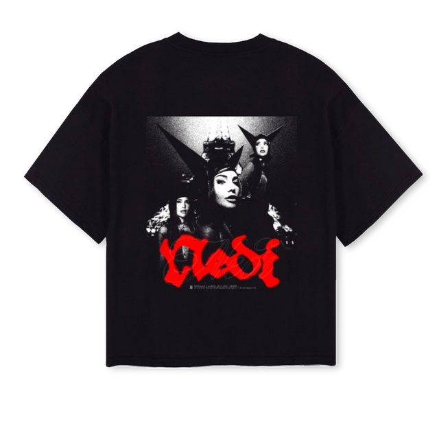 NEDI Black Oversized Boxy Tee.