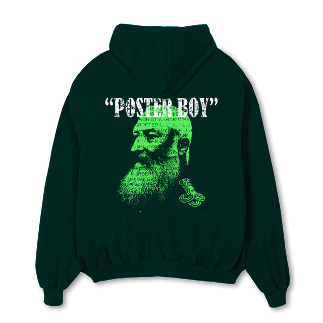 STOLEN GOODS_6  Wild Green Oversized Zipped Hoodie.