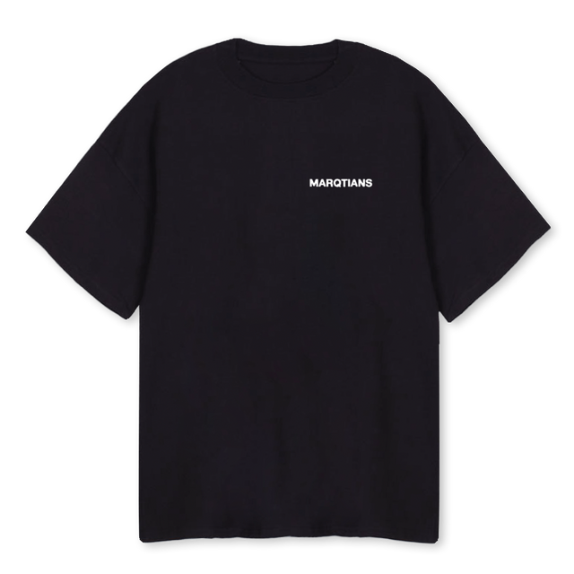 MQTS Black Oversized Tee.