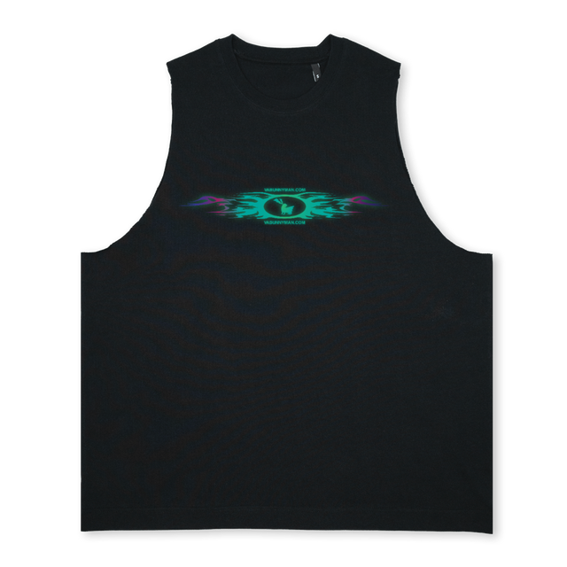 BMAN Deep Black Oversized Vest.
