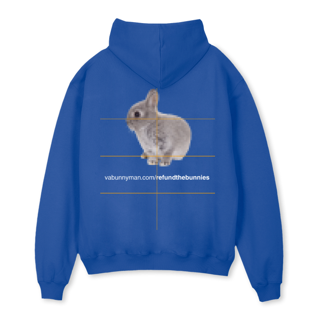 SYMPFUND Cobalt Blue Oversized Hoodie.