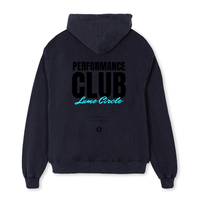 HOODIELUME Vintage Black Oversized Hoodie.