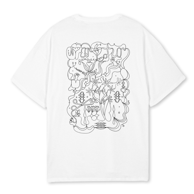 HP NORÐUR IIV White Oversized Tee.