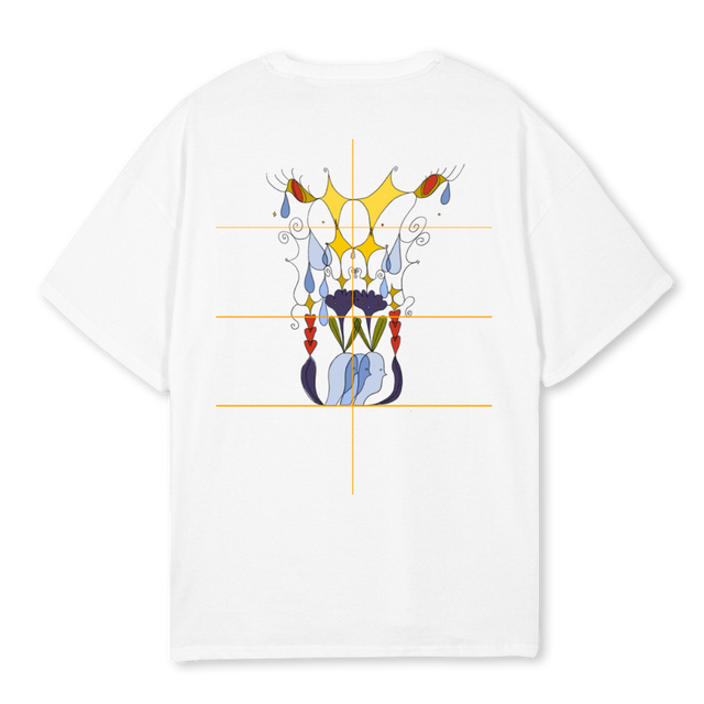 HP NORÐUR II White Oversized Tee.