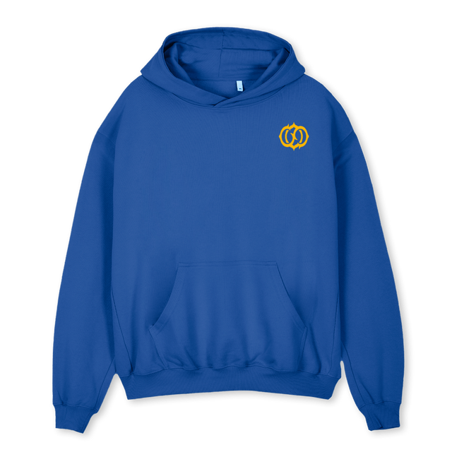ADAMANDEVE Cobalt Blue Oversized Hoodie.