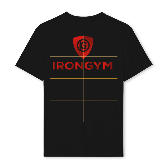 IRONGYMT Black Regular Tee.