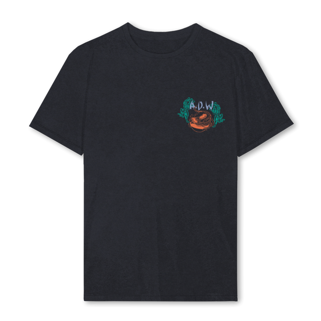ADWLIVERKRSTY Vintage Black Regular Tee.