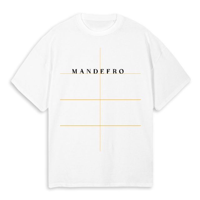 JAIDEN White Oversized Tee.