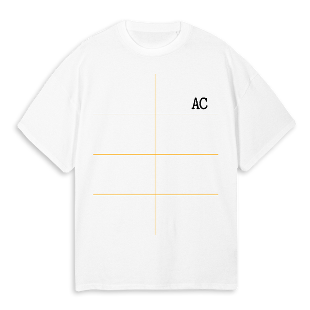 ACTWO White Oversized Tee.