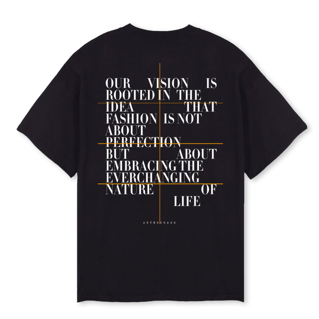 ACONE Black Oversized Tee.