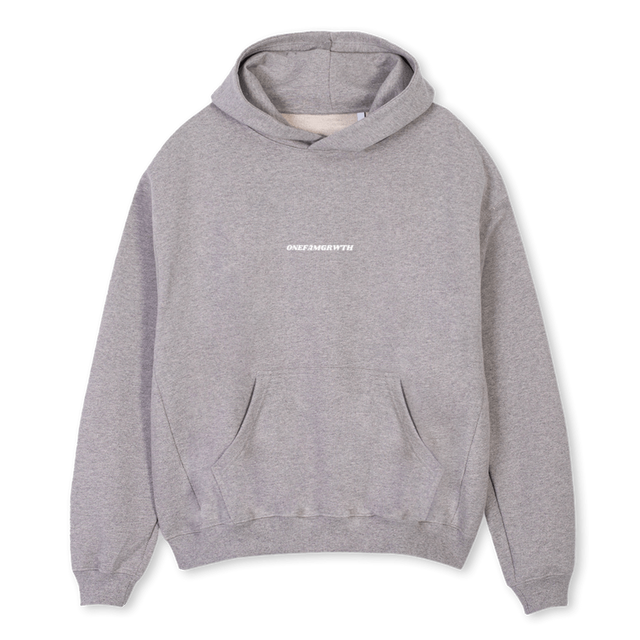 OFGGREYH Grey Marl Oversized Hoodie.
