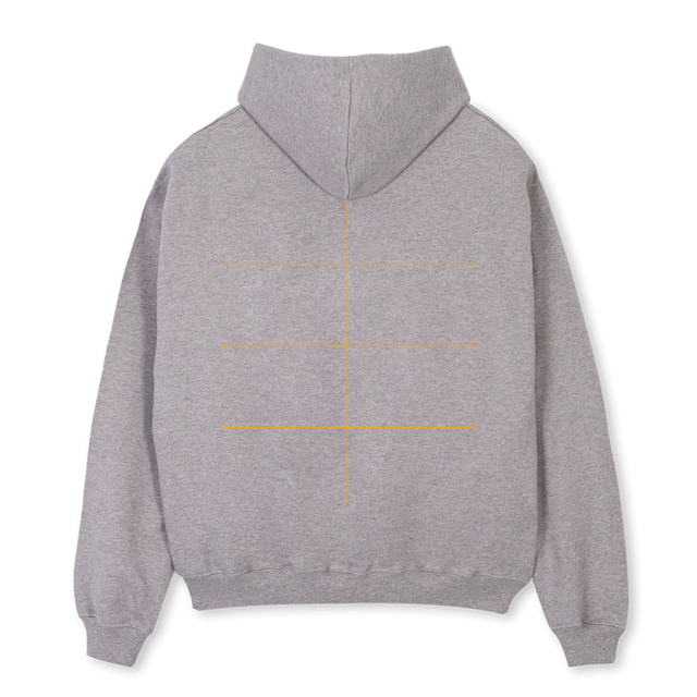 MICHEL Grey Marl Oversized Hoodie.
