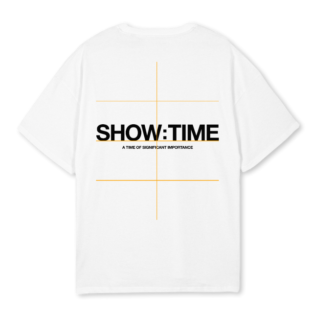 LOGOOLDWHITE White Oversized Tee.
