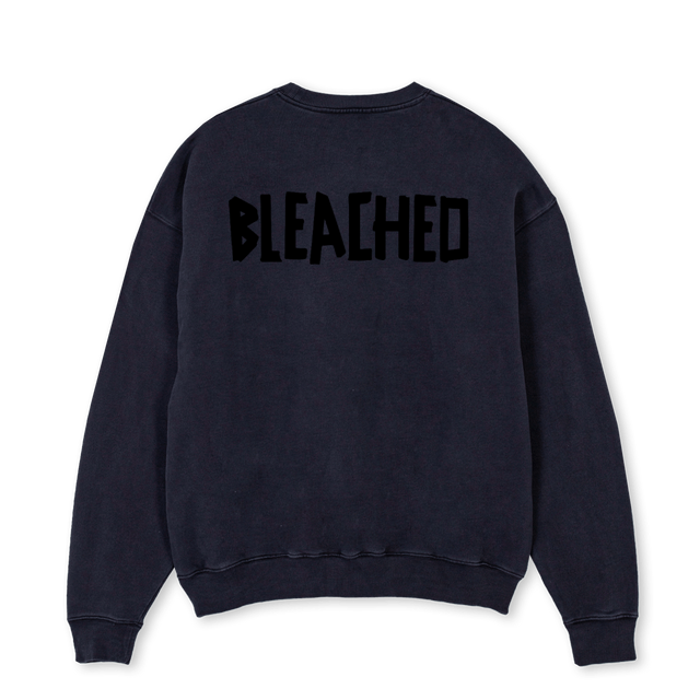 SWEATLOGOS Vintage Black Oversized Crewneck Sweater.