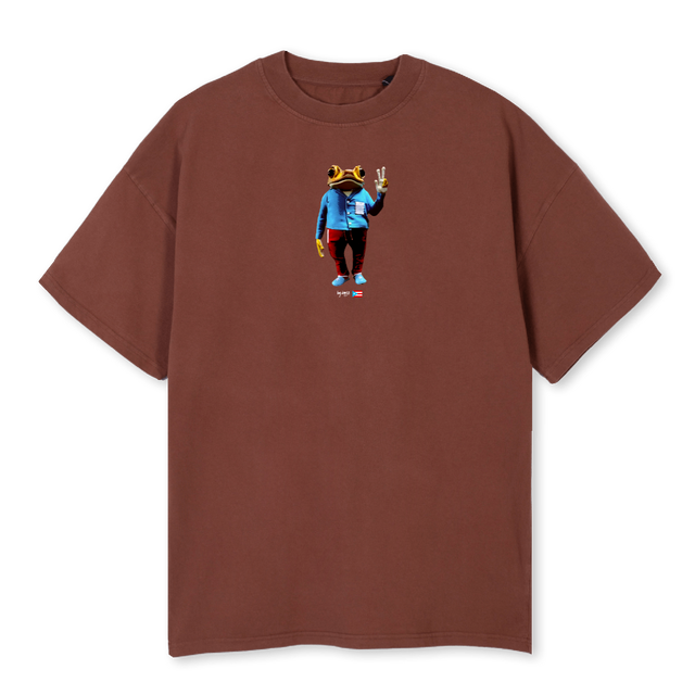 CONCHO Vintage Brown Oversized Tee.