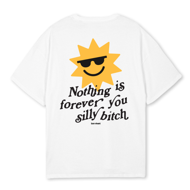 BV NIFYSB White Oversized Tee.