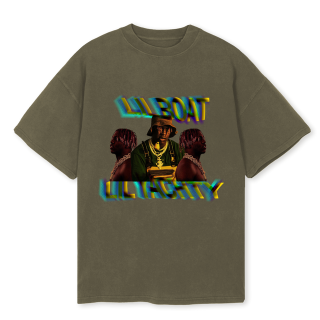 YATCHYMILITARY Vintage Olive Oversized Tee.